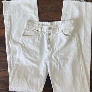 MNG Denim White Jeans
